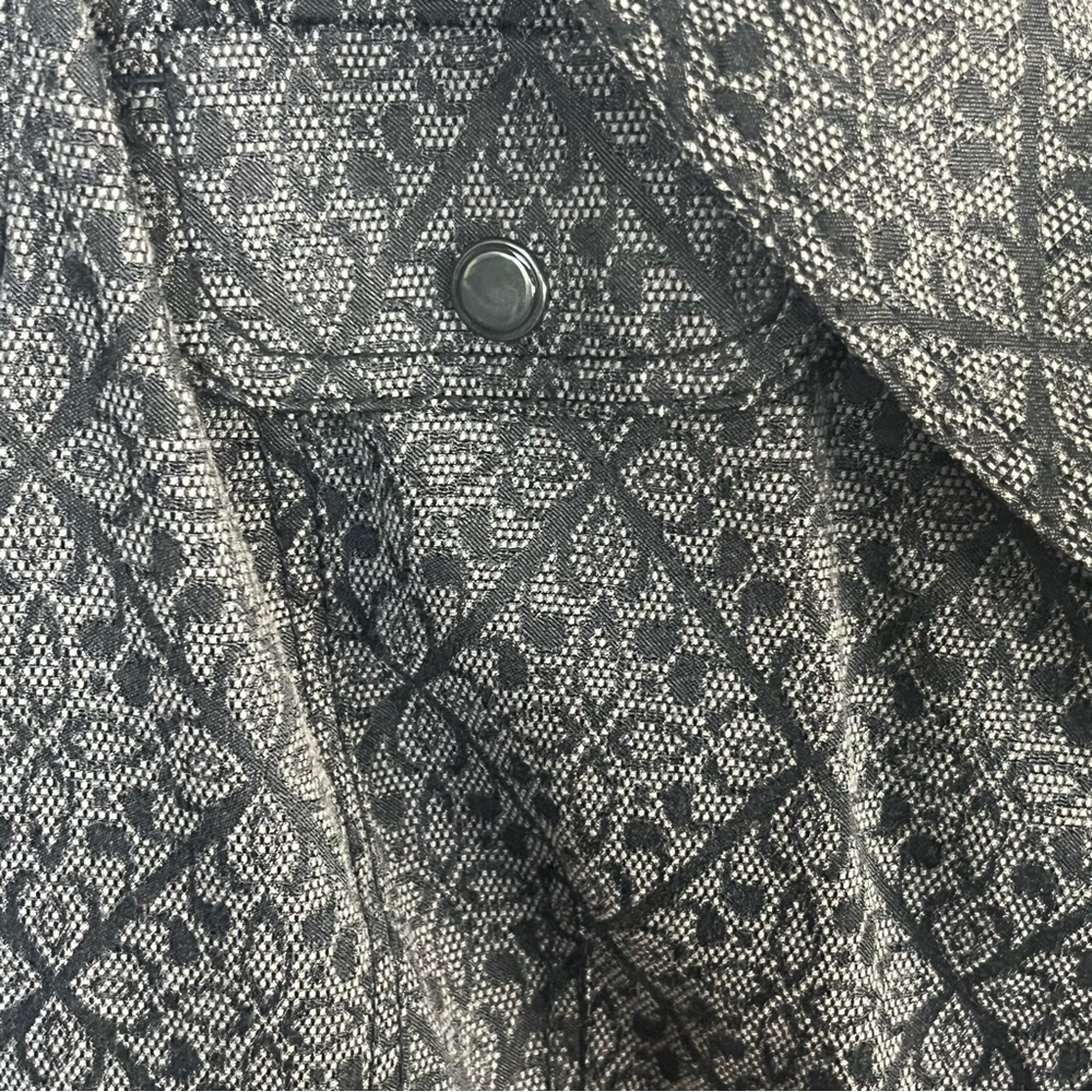 Ann Taylor Grey Patterned Blazer - image 4